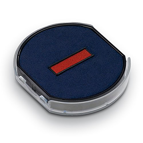 Trodat Vervangend kussen 6/46040/2 voor Printy 46140, 2 stuks, blauw/rood