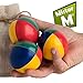 Mister M | 3 Juggling Balls in Beige Jute Bag | Easy to Grip | Waterproof Coating and eco-Friendly Padding | Suitable for Beginners and Professionals | with app and Online Video Tutorial