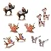 5pairs Hypoallergenic Cute Animals Earring Studs for Girls (Elephant Set)