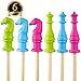 SUBANG 6 Pcs FDA-approved Ultra Silicone Chewable Pencil Toppers, Therapy Toys, Chewy Tubes, Fidgets, Oral Motor Chew