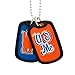 WWE John Cena Respect. Earn It. Dog Tags Multi