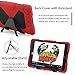 iPad Mini Case, ACEGUARDER Full Body Protective Cover Kids Shock Proof Case with Built-in Screen Protector & Adjustable Kickstand for Apple iPad Mini 1 2 3 (Red/Black)