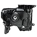 Auto Dynasty Headlight Assembly Compatible with 2009 2010 2011 2012 2013 2014 Ford F150 12th Gen, Headlamps Replacement with Signal Lights, Driver and Passenger Side, Black Housing Amber Corner