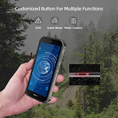 DOOGEE-S40-Lite-Dual-SIM-Movil-Todoterreno-Android-90-Telefonos-Moviles-Libres-IP68IP69K-Impermeable-2GB16GB-4650mAh-55-Pulgada-Cmara-8MP5MP-Huella-Dactilar-Desbloqueo-Facial-Naranja