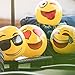 Emoji Universe Inflatable Beach Balls - Emoji Party Pool Beach Balls Kids, Toddlers Adults | Competitive Sports Fun | Indoor Outdoor 18