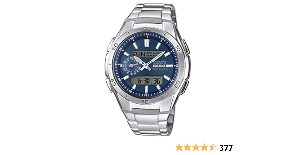 Amazon.com: Casio 5110 WVA-M650D-2AER Atomic reloj para hombres Multiband 6  \u0026 Solar : Ropa, Zapatos y Joyería