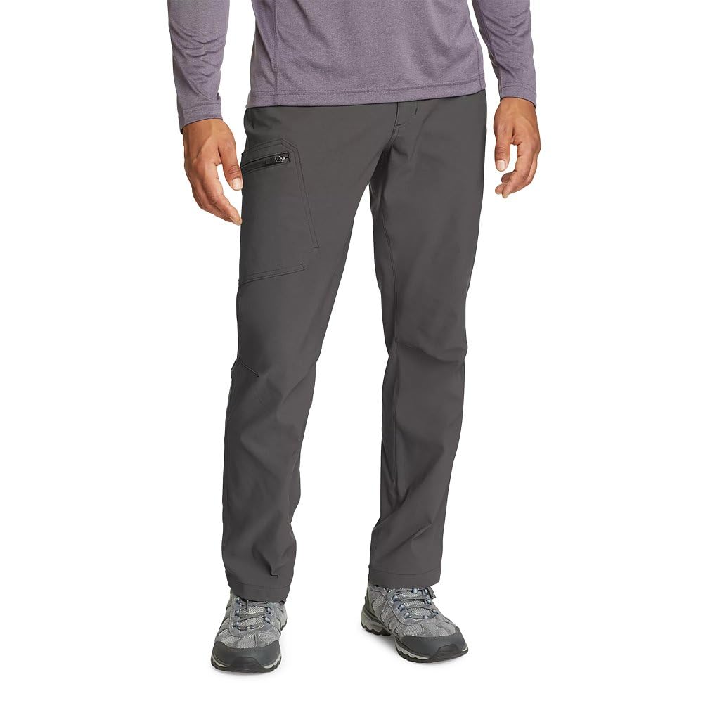 Eddie Bauer Men's Athletic Fit Rainier Pants, Dark Smoke, 40W x 30L Image