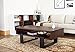 ioHOMES Monroe Contemporary Rectangular Accent Coffee Table with Open Shelf and Display Area, 47