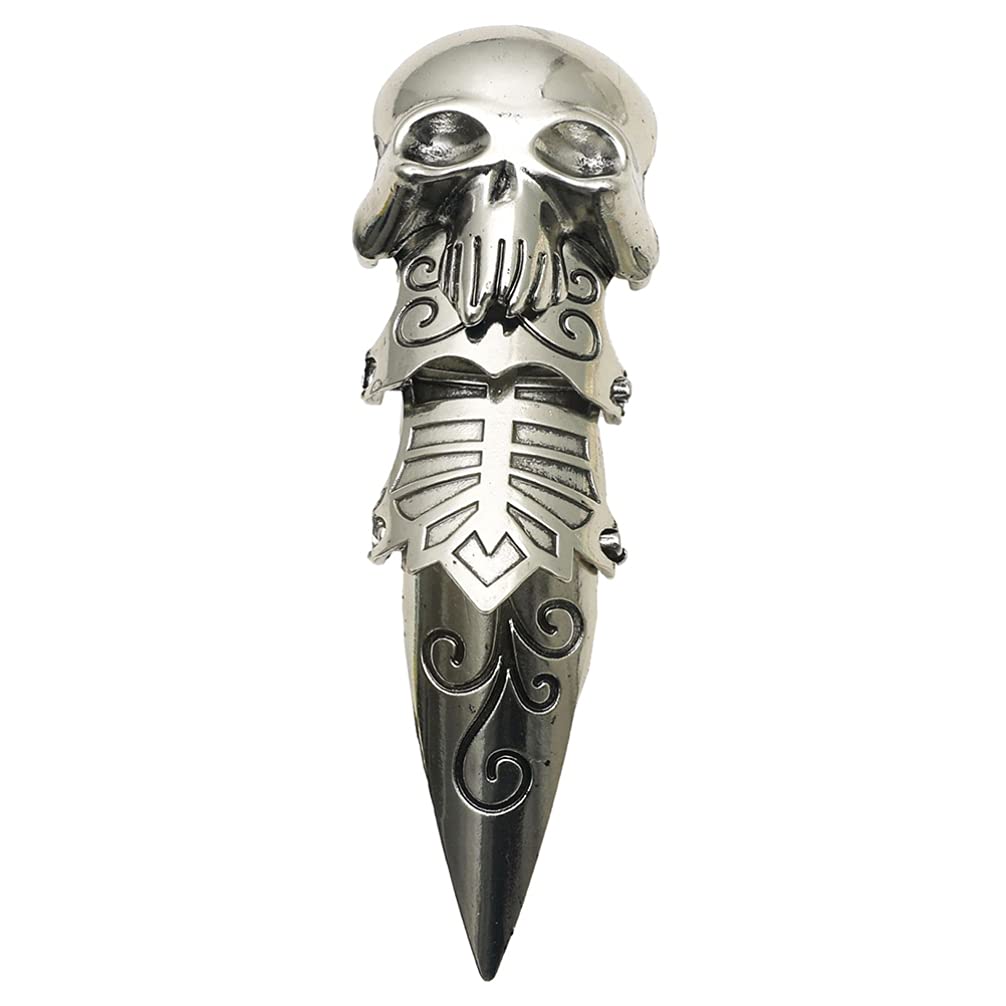 Holibanna Punk Full Joint Claw Finger Ring Halloween Skull Hand Jewelry Claw Full Finger Ring Punk Jewelry for Men