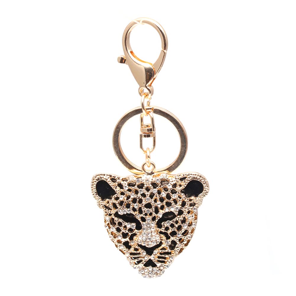 ARFUKA Keyring Rhinestone Pendant Keychain 3D Animal Iced Out Metal Key Ring Charm Jewellery Christmas Birthday Gift Keyrings Key Chain Key Ring Holder for Men and Women