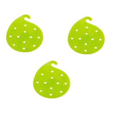 MagnusDeal Veg Peeler, Hot Catchy Heat Resistant Kitchen Craft Silicon Oven Cooking Grab Mitt Glove Grip Cum Vegetable Brush Barbeque and Cooking (Set of 3) Color-Green (3)