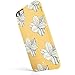 AknaCase Case Compatible with iPhone 6/6s for Girls, Get-It-Now Collection High Impact Flexible Silicon Cover [Retro Yellow Floral](216-U.S)
