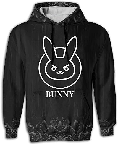 VYHFGHR Dva Bunny Spray Guys Man Big Pockets BTS Sweatshirt \r\nCool Hoodies