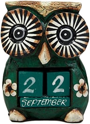 Amazon Com Balikraft Hand Made Wood Artisans Burung Hantu Green