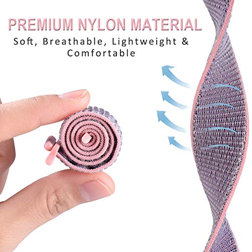 image for ATUP Compatible Apple Watch Band 38mm 40mm 42mm 44mm, Soft Breathable 