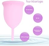 HURRISE Menstrual Cup - Reusable Silicone, 3 Colors, L Size #2 view 8