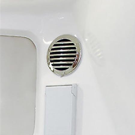 MagiDeal 2Pcs 3 RV Marine Boat Marine-Grade 316 Stainless Steel Air Flow Vent 81932SS-HP Boating Boat Cabin Products