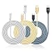 USB C Charge Cable, 3 Pack 6.8 Ft Nylon Braided USB to USB C QC 3.0 Fast Charging Cable for Samsung Galaxy S10 S9 S8 Note 10 9 8 LG G7 G6 V40 V35 Moto G7 P30 Z4 ZTE AXON 10 9 Pro
