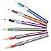 Shappy Aluminum Pencil Lengthener Extender Holder, Assorted Colors, 6 Pieces