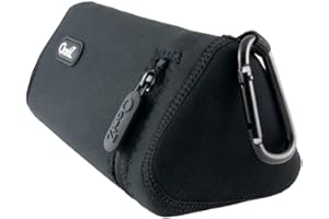CAMBRIDGE SOUNDWORKS Portable Speaker Carry Case - Fits OontZ Angle 3 Ultra Speakers - Soft Case with Interior Cable Storage and Aluminum Carabiner by OontZ (Black)