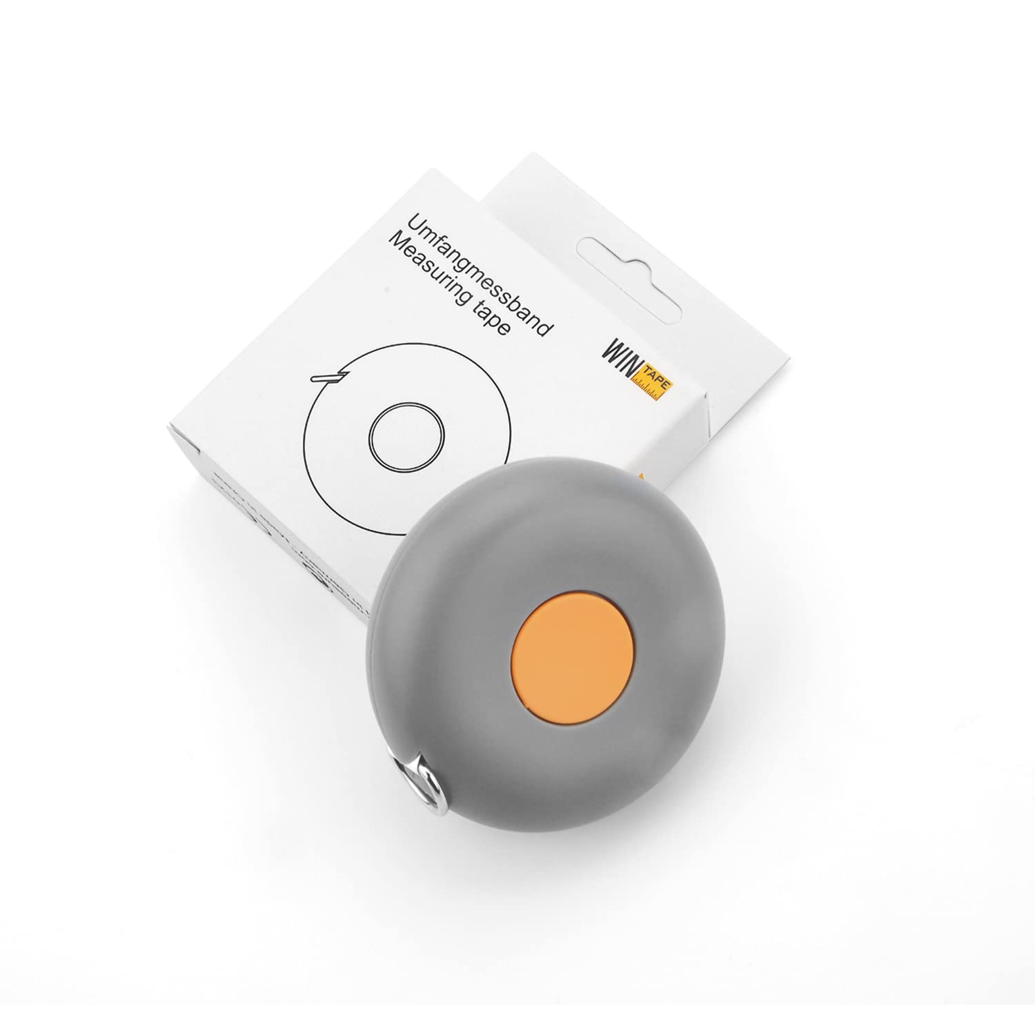 WINTAPE Dual Sided Body Waist Measuring Soft Tape, Pocket Meter Tape Measure Retractable for Body Sewing Clothes Tailor 80 Inch / 200 cm