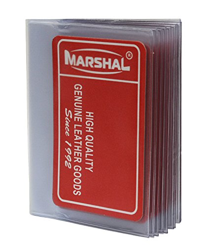 Plastic picture credit card wallet insert - 12 sleeves