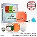 Bluetooth Key Finder Keychain GPS Tracker for Keys with App - Tracking Device for Phone, Keys, Luggage, Backpacks, Wallets, More - Bluetooth Anti-Lost Device Locator Tags - GPS Tracking Chip by Rinex