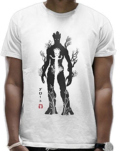 I Am Groot 7 T Shirts for Men Graphic Music Summer Pattern Top Cartoon White