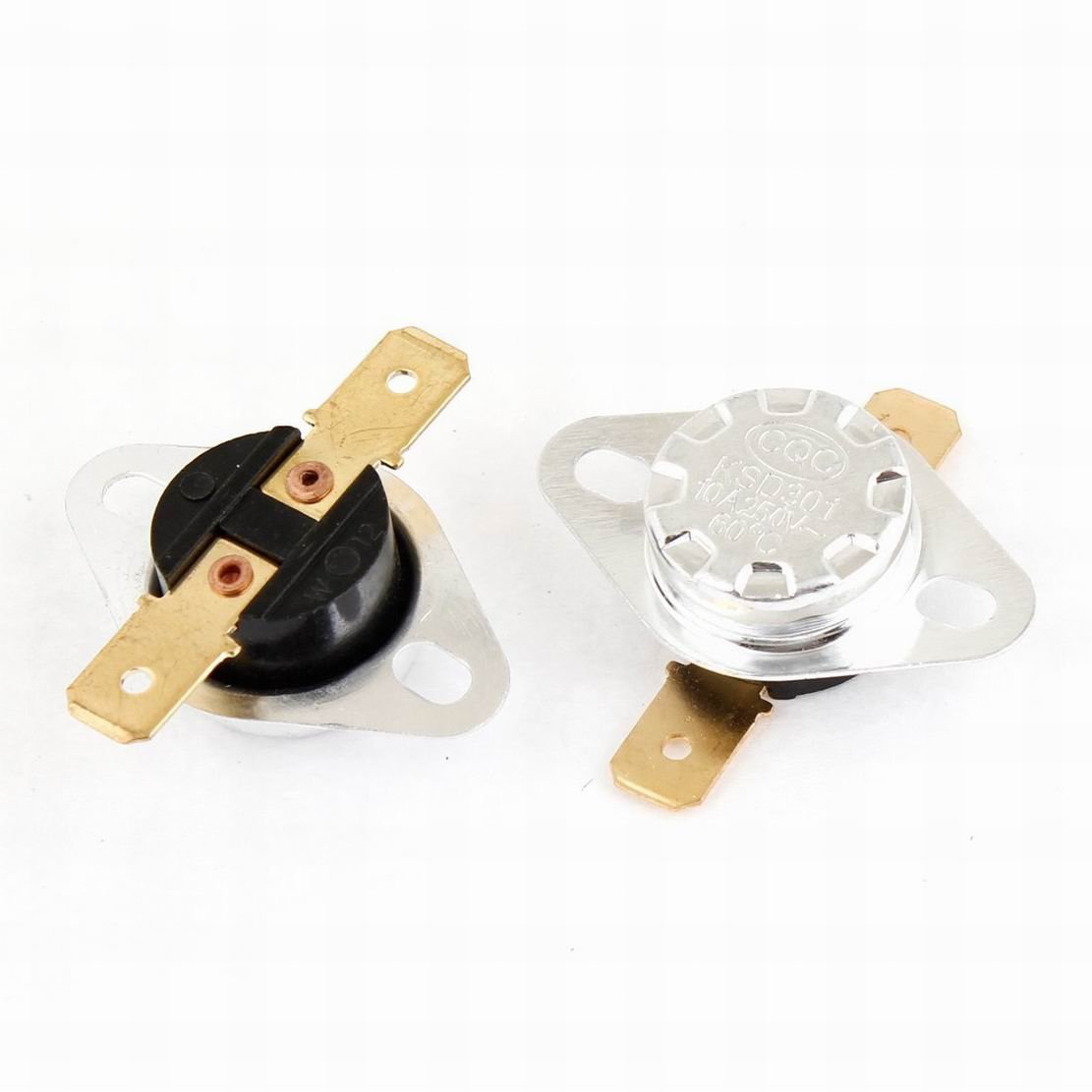 FemiaD 2PCS 60 Celsius 140F Normal Closed Temperature