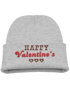 Happy Valentine's Day Chocolate Girls Warm Hat Cute Cotton Cap Beanies