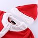 FEYG Baby Boys Girl Christmas Santa Claus Suit 2 pcs Xmas Costume Romper Outfit & Hat