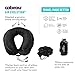 Cabeau Air Evolution Inflatable Travel Neck Pillow - The Best Travel Pillow Built for Maximum Comfort and Portability, Grey