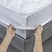 Five Star Mattress Pad - Premium Extra Plush Mattress Topper w/Fitted Skirt - Down Alternative Pillow Top Mattress Cover - Fits Mattresses Up to 18