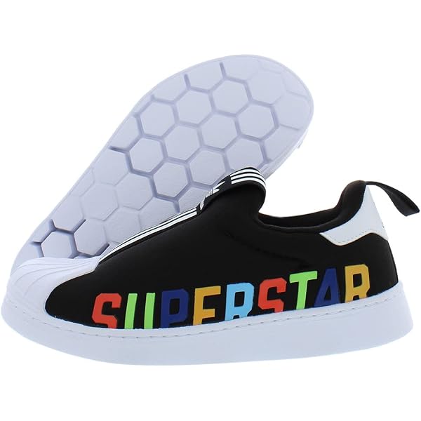 adidas gazelle silver green womens Adidas Kids Pre-School Originals Superstar Shoes in Black/White, Size 11 main image 1