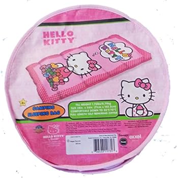 Amazon.com : Sanrio Hello Kitty Sleepover Bag - Hello Kitty Slumber Bag (Pink) : Hello Kitty ...