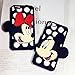 iPhone 6S Case, MC Fashion Cute 3D Polka Dots Minnie Mouse Protective Silicone Phone Case Compatible for Apple iPhone 6/6S (Minnie Mouse)