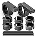 Nilight 90020B 2-Pack (Standard) Mounting Bracket Kit LED Off-Road Light Horizontal Bar Tube Clamp Roof Roll Cage Holder,2 Years Warranty primary