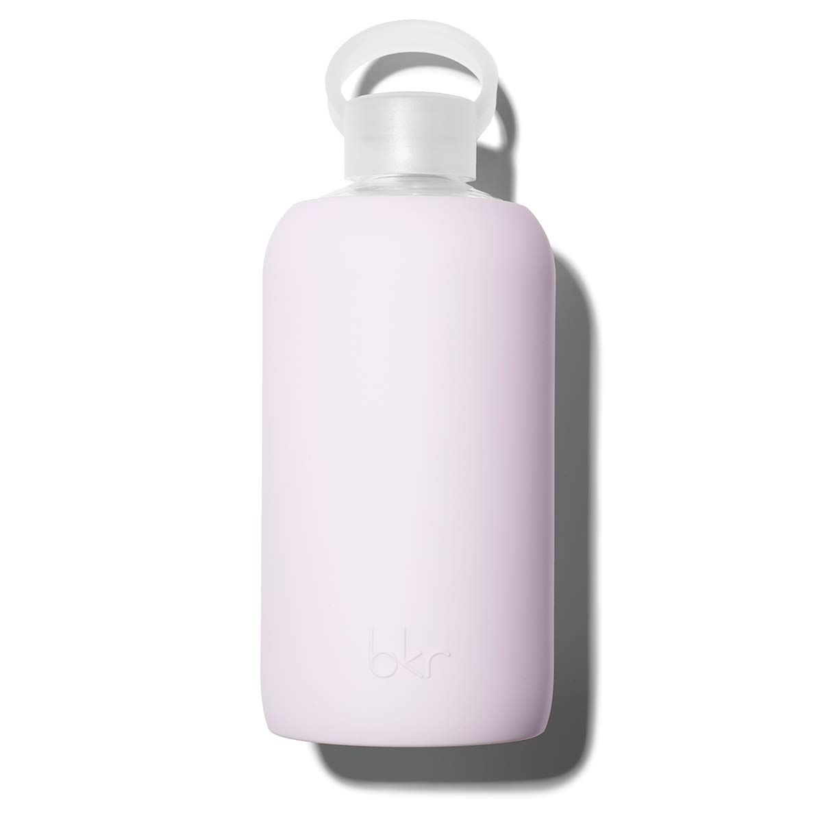 bkr Fifth Ave Glass Water Bottle with Smooth Silicone