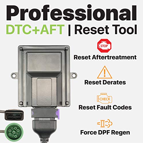 OTR Performance Heavy Duty Diagnostic DTC+AFT Reset Tool Professional | All in one Tool | Cummins, Volvo, Mack, Detroit Diesel, Paccar Force DPF Regen, Clear Codes