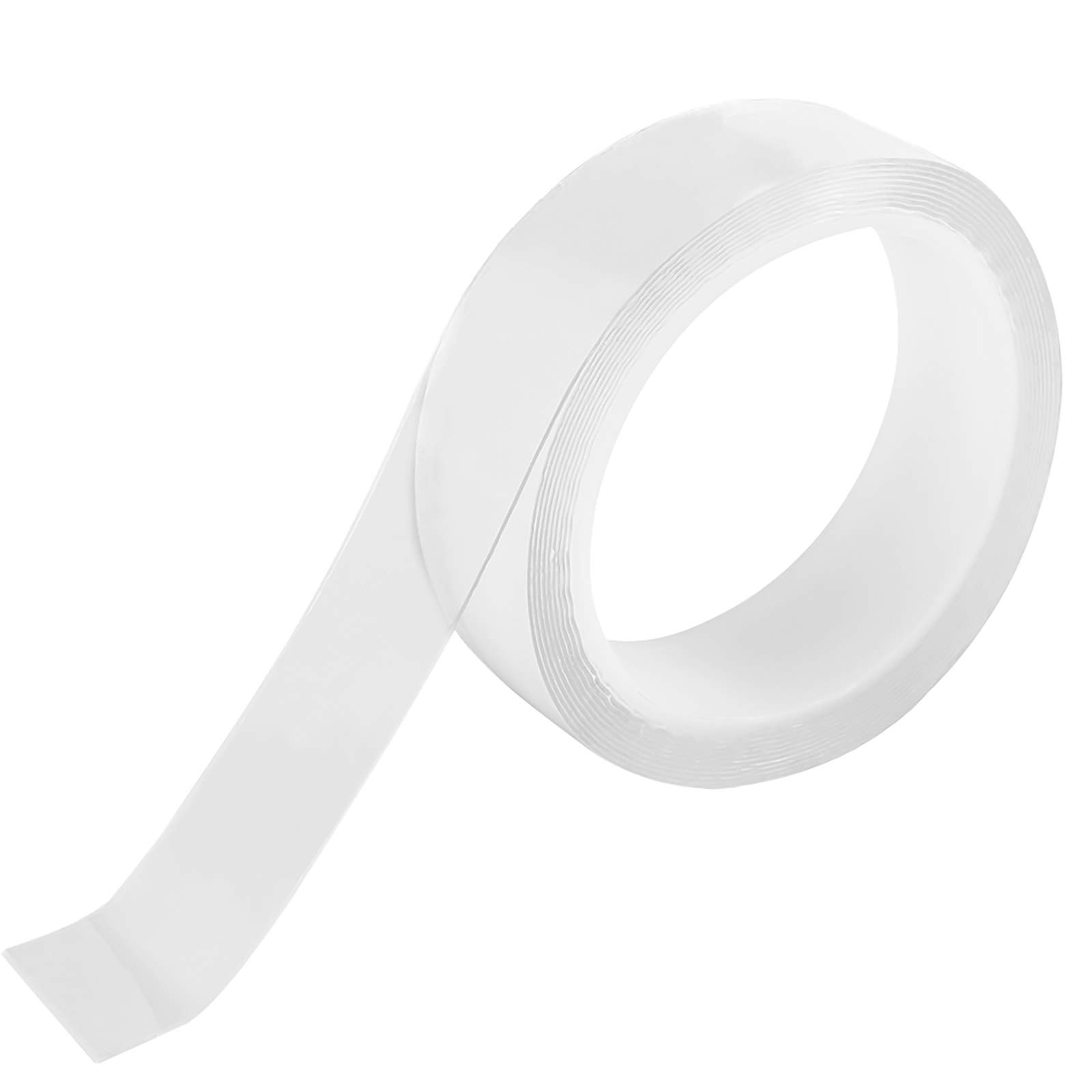 Jalan Waterproof Self-Adhesive Bathroom Bath Tub Sealant Strip tape Caulk for Kitchen & wall - 30mm x 3M, Transparent Flexible Bath Seal