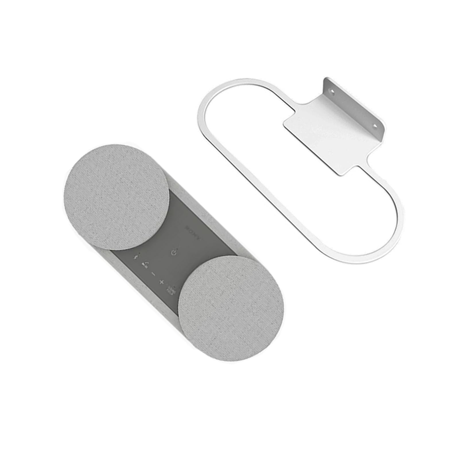 EUGOOCX Wireless Soundbar Wall Mount Bracket for Sony HT-AX7 Portable Home Cinema System Bluetooth Speaker, White