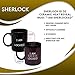 Sherlock Holmes Mug - Ceramic Heat Reveal 10 oz Coffee Cup - Red 