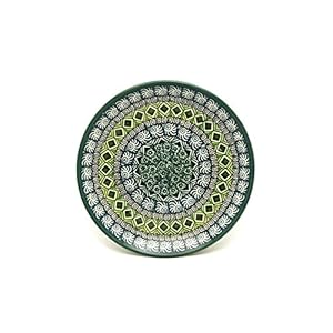 Polish Pottery Plate – Salad/Dessert (7 3/4″) – Aztec Forest