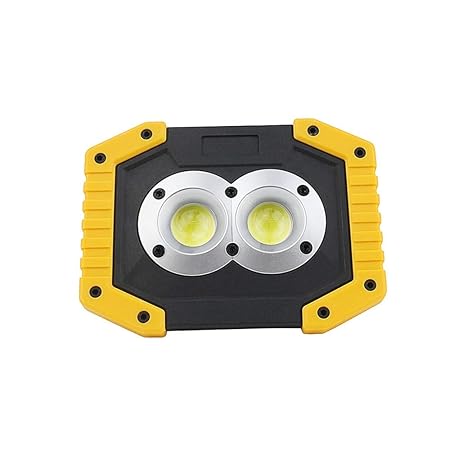 Luz de camping portátil Luz de trabajo led proyector recargable ...