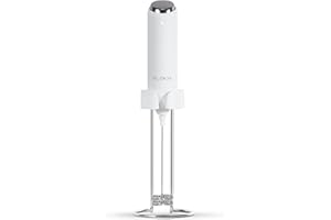 Flendy Rechargeable Milk Frother Handheld, Coffee Frother Handheld with USB-C Charging Stand, Electric Drink Mixer Handheld, Mini Electric Whisk Frother for Coffee, Matcha, etc