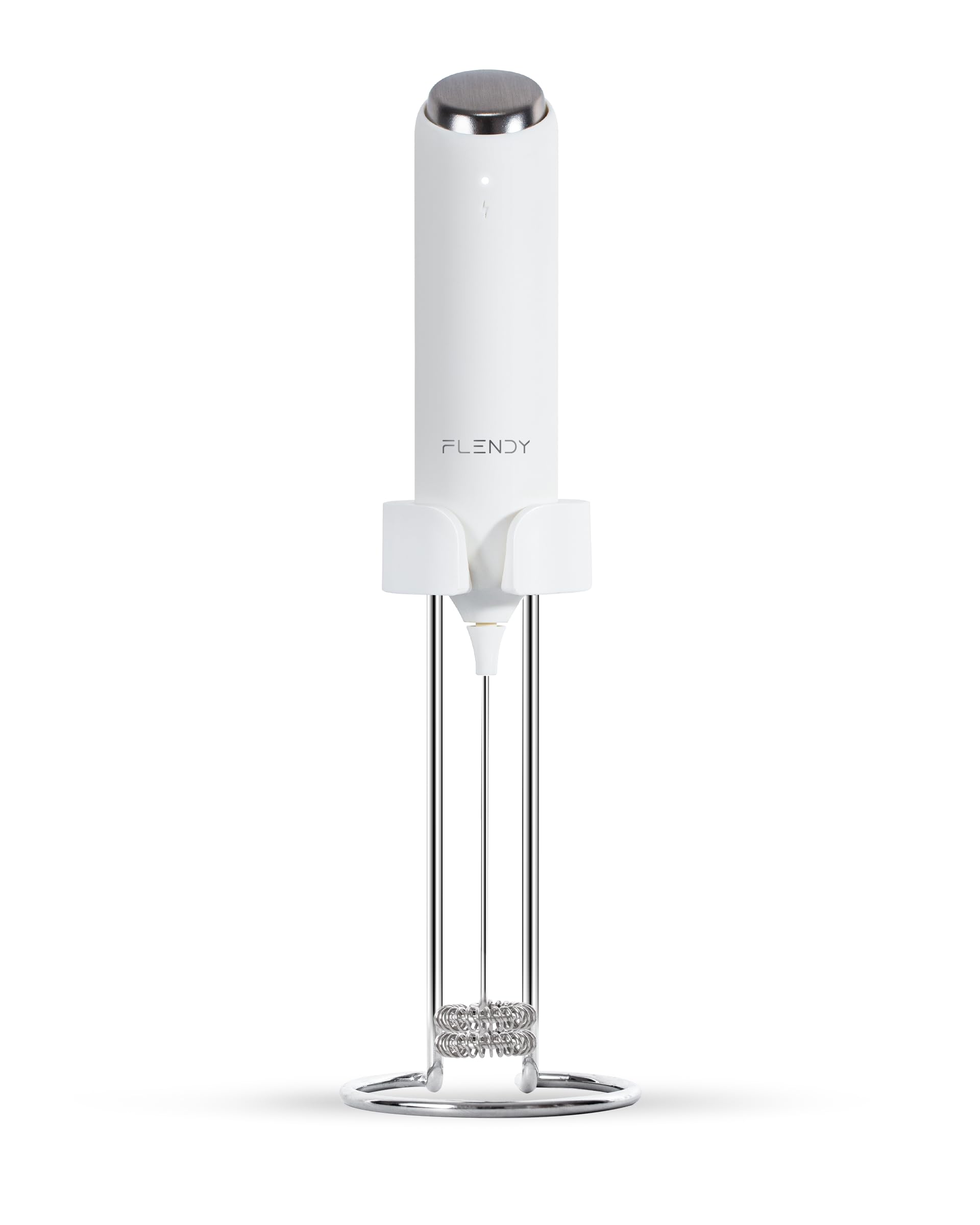 Photo 1 of Flendy Rechargeable Milk Frother Handheld, Coffee Frother Handheld with USB-C Charging Stand, Electric Drink Mixer Handheld, Mini Electric Whisk Frother for Coffee, Matcha, etc