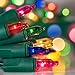 Holiday Essence - Set of 140 Indoor Multi-Color Musical Christmas Lights - Plays 25 Classical Holiday Songs - 8 Function Chaser - Green Wire - 31.2 Ft Wire Length, 2