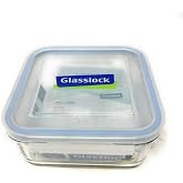 GLASS LOCK 900ml Square Food Container, 1 EA