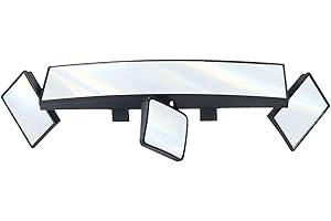 Rearview Mirrors - Clip-On 18-Inch Extender | Anti-Glare Extended Rear View Mirror,for Truck Automotive Interior Baby Vehicle