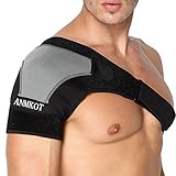ANMKOT Shoulder Support Protective Gear Adjustable Pad Belts Protector Safety Armor (Left Shoulder)